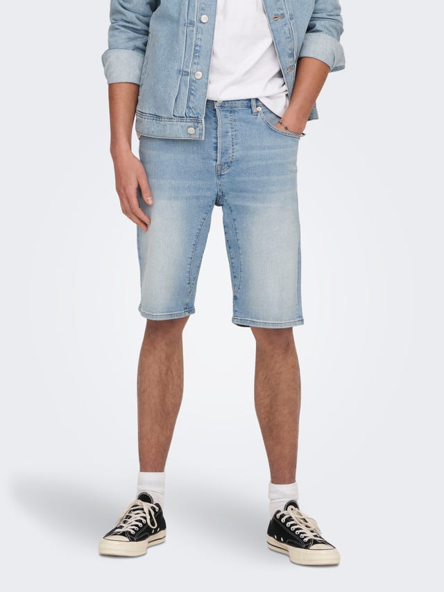 ONLY & SONS Shorts Regular Fit Taille classique - 22025592