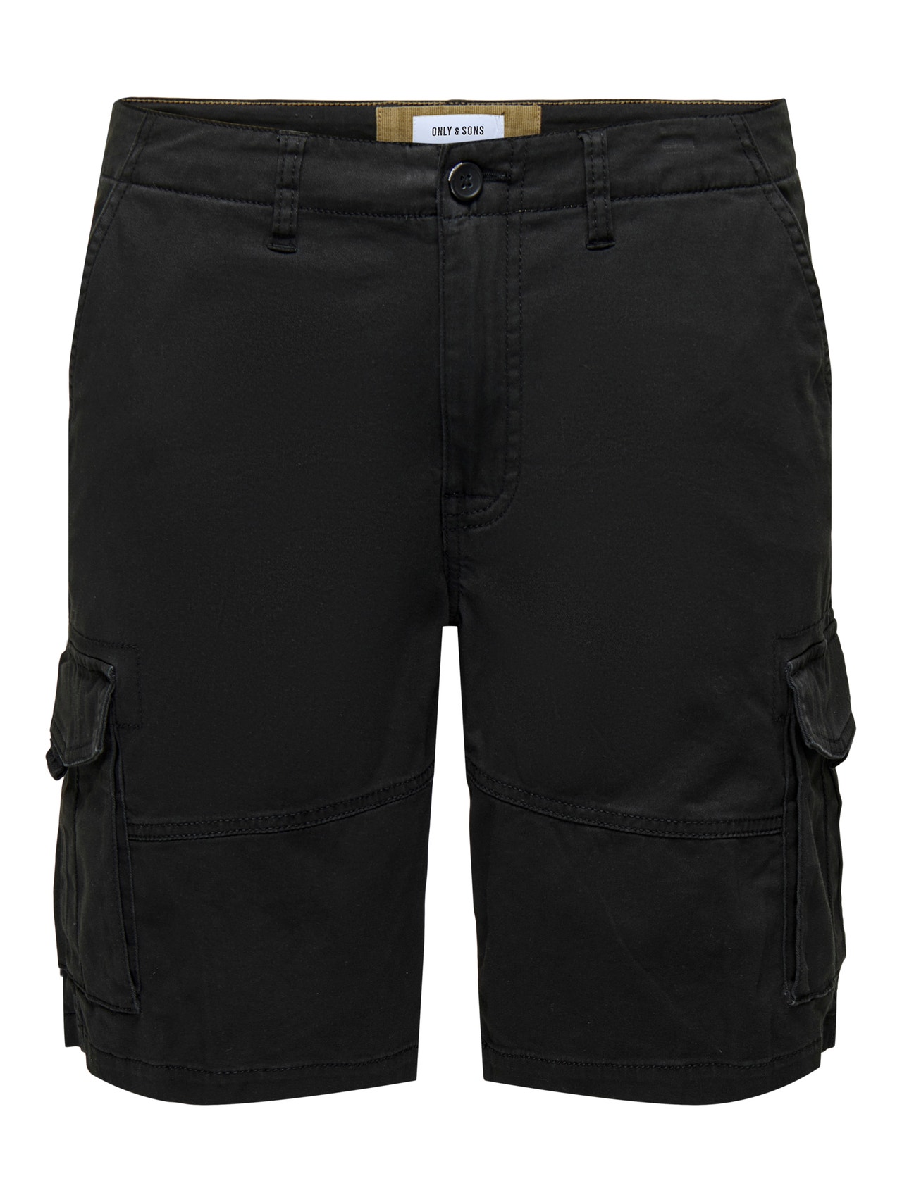 ONLY & SONS Regular Fit Cargo Shorts -Black - 22025602