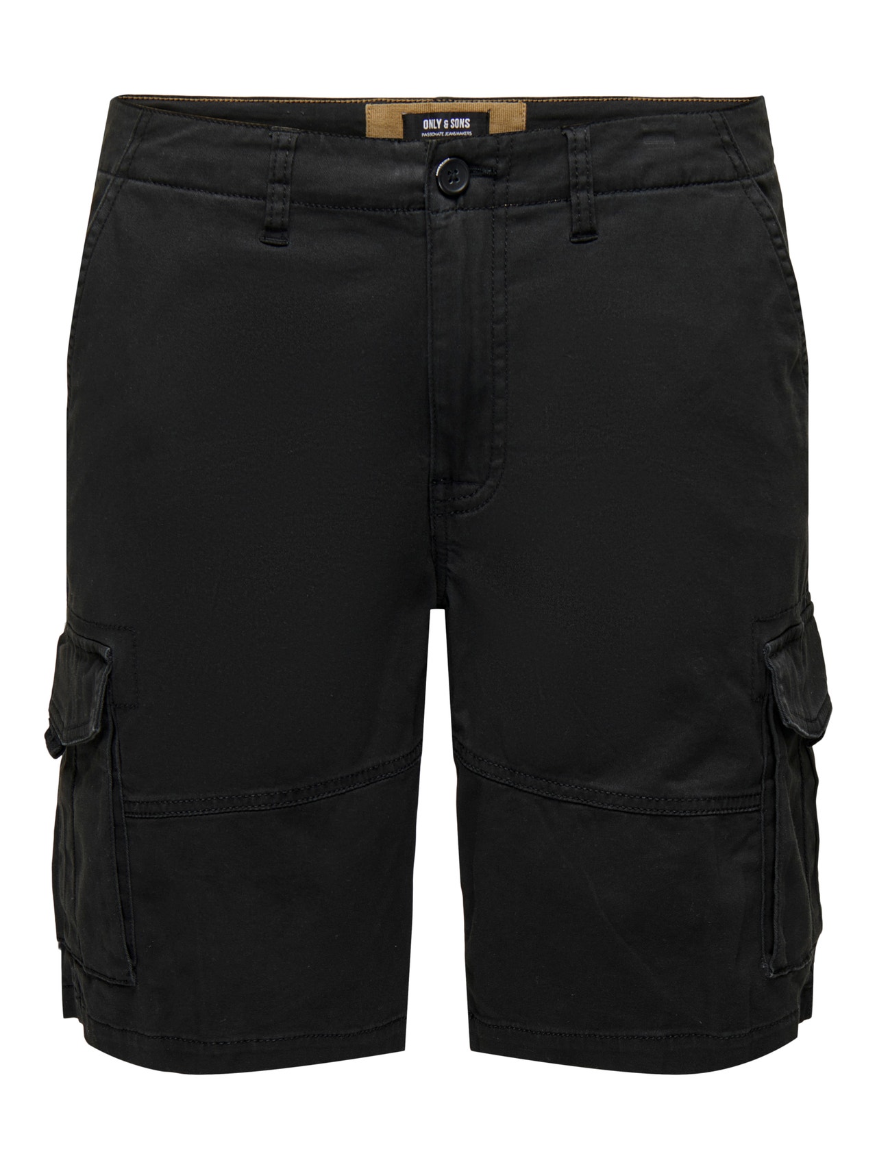 ONLY & SONS Regular fit Cargo shorts -Black - 22025602