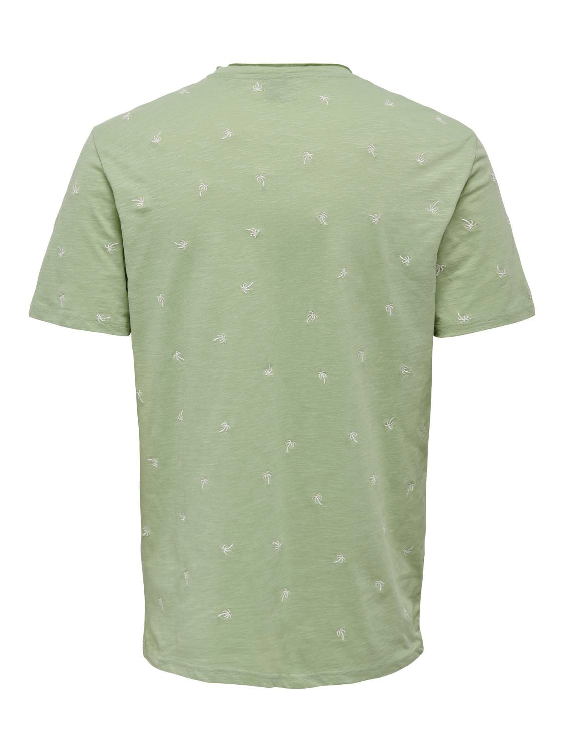 ONLY & SONS Regular Fit O-hals T-skjorte -Swamp - 22025678