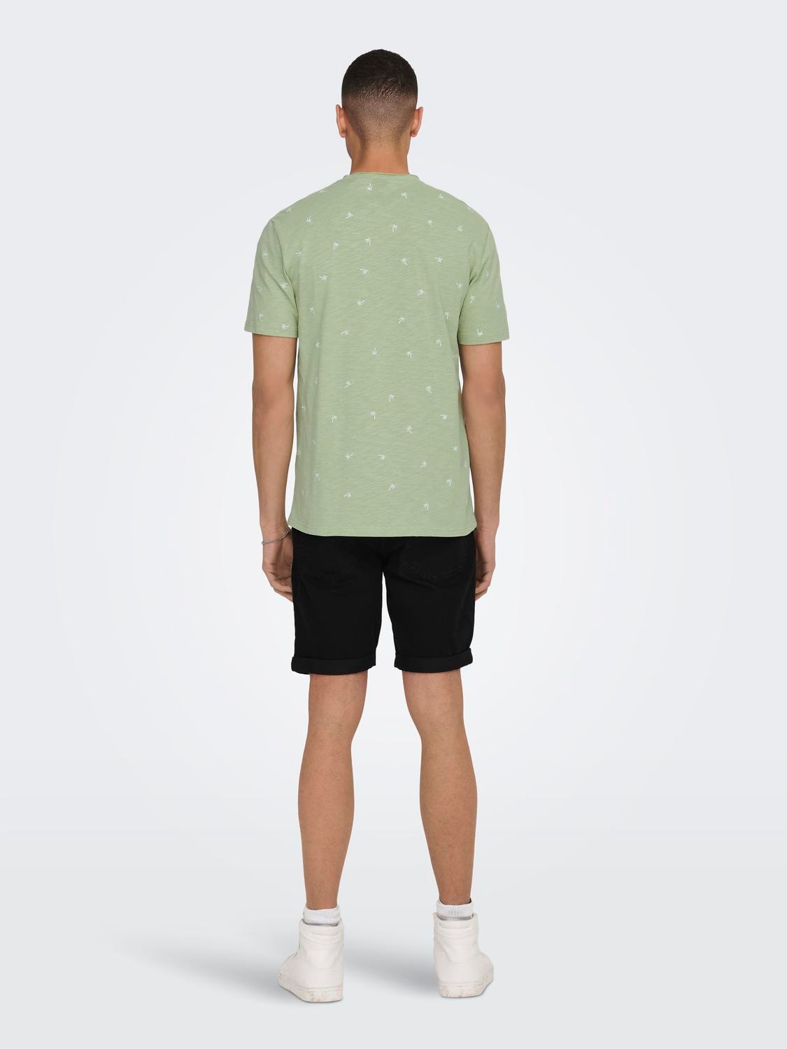 ONLY & SONS Regular fit O-hals T-shirt -Swamp - 22025678