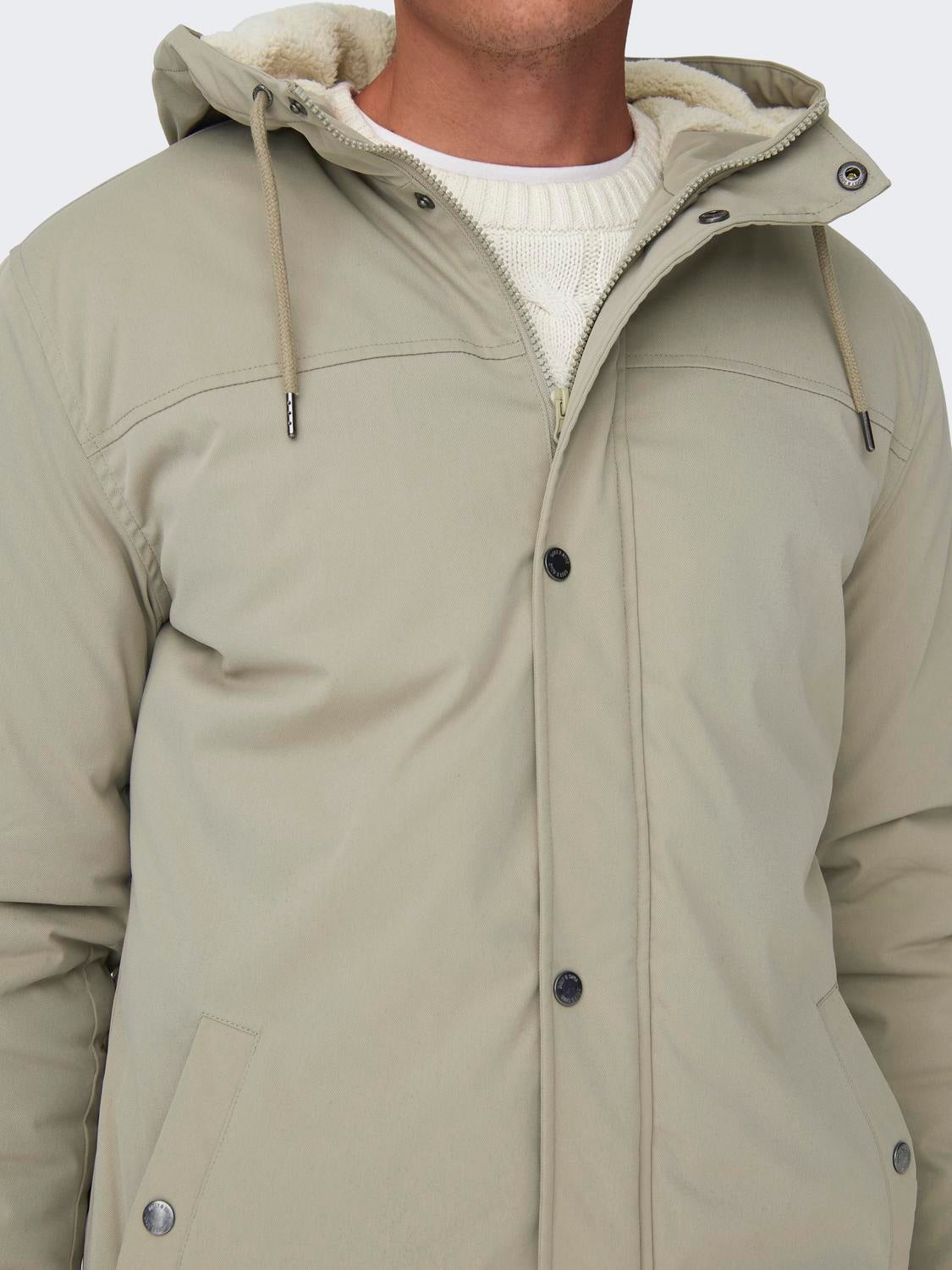 Hooded parka jacket with 30% discount! | ONLY & SONS®