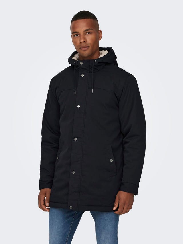 ONLY & SONS Hooded parka jacket - 22025690