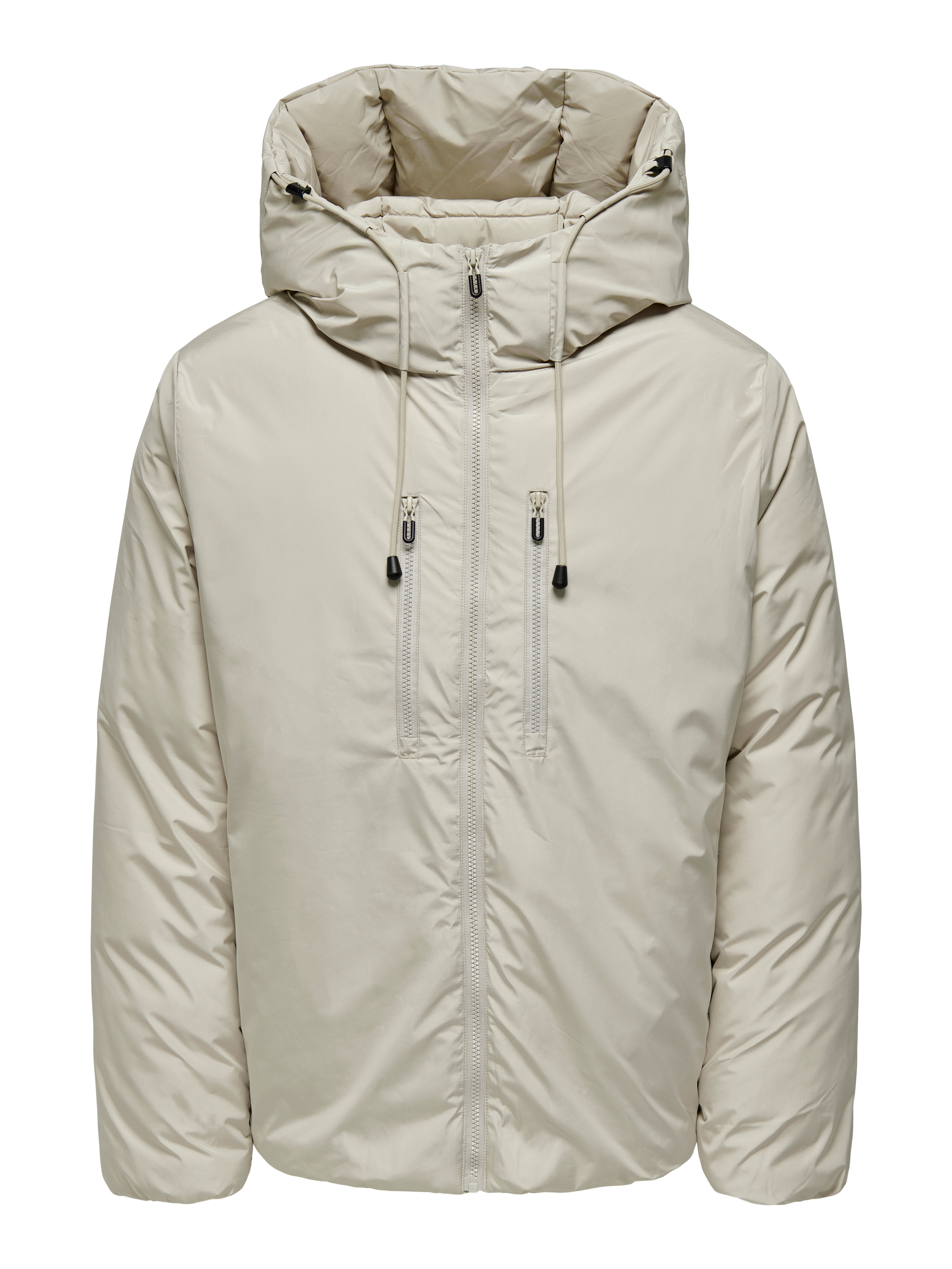 Hood with string regulation Jacket | Light Grey | ONLY & SONS®