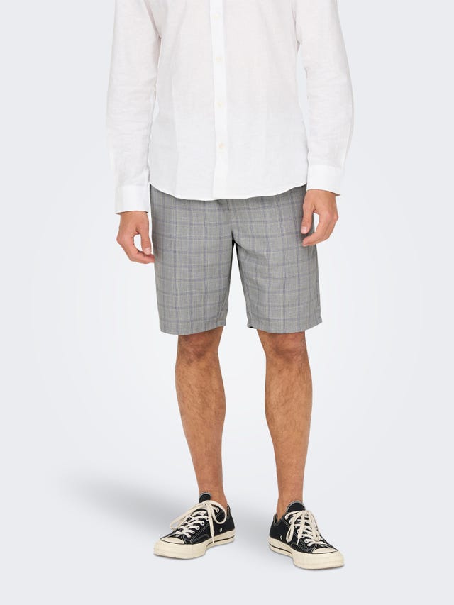 ONLY & SONS Shorts Loose Fit Vita media - 22025765
