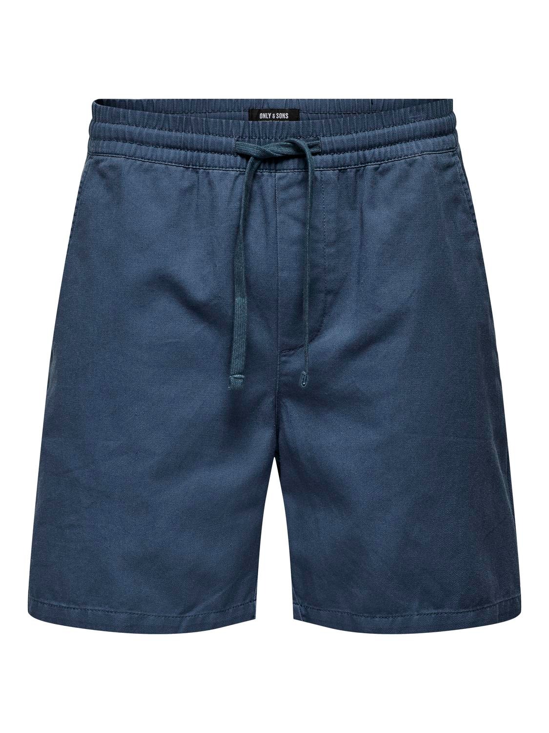 ONLY & SONS Regular Fit Mid rise Shorts -Sargasso Sea - 22025790