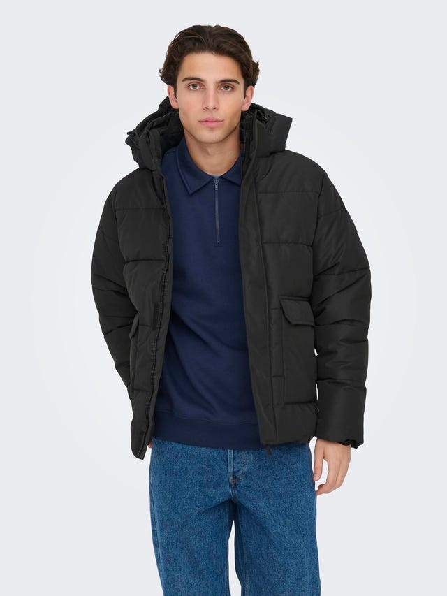 ONLY & SONS Detachable hood Jacket - 22025825
