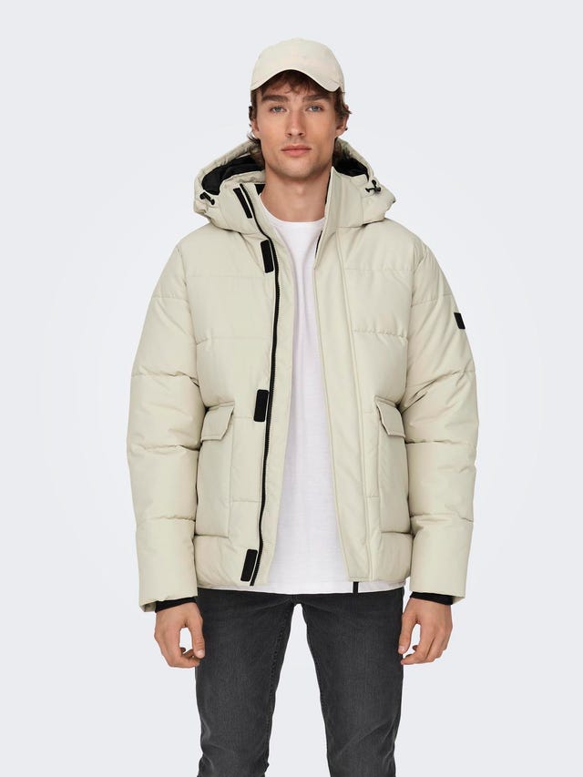 ONLY & SONS Detachable hood Jacket - 22025825