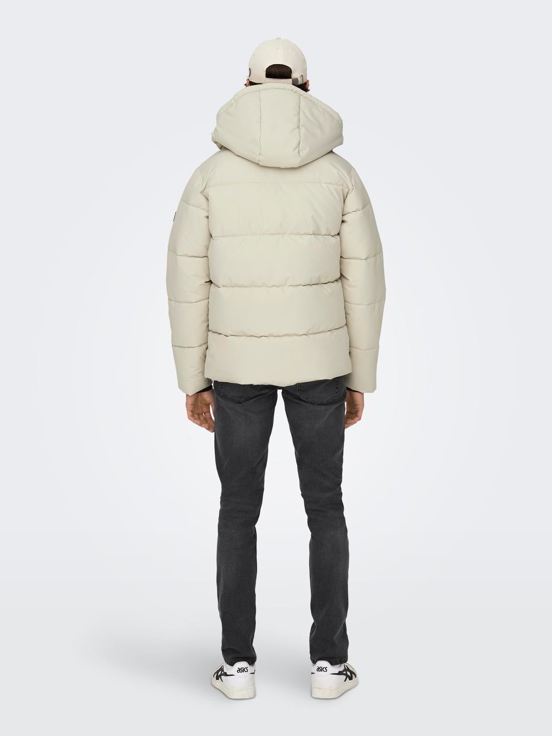 Detachable hood Jacket | Light Grey | ONLY & SONS®