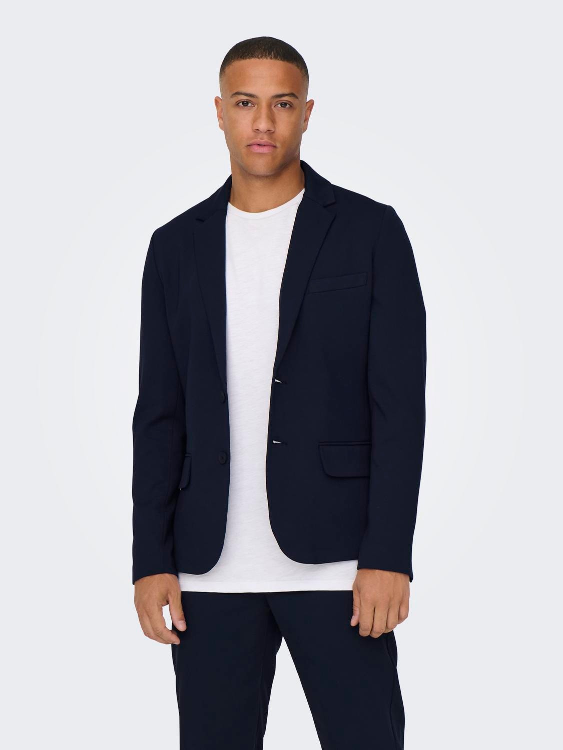 ONLY & SONS Blazers Slim Fit Col à revers -Night Sky - 22025851