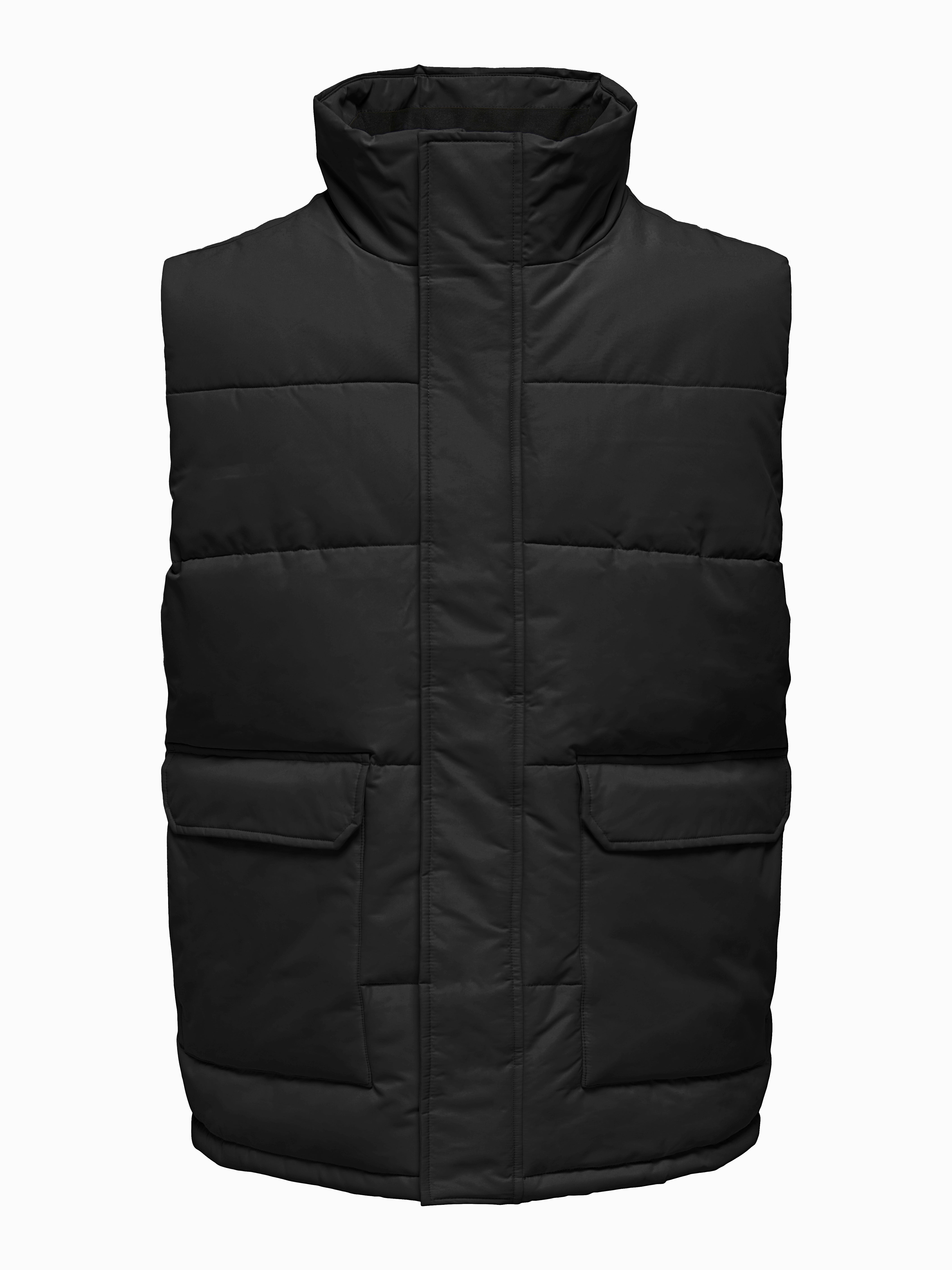 ONSCARL Puffer gilet Black ONLY SONS