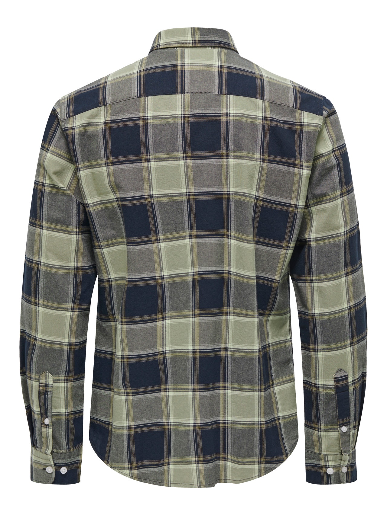 ONLY & SONS Slim Fit Button-down collar Shirt -Dark Navy - 22025979
