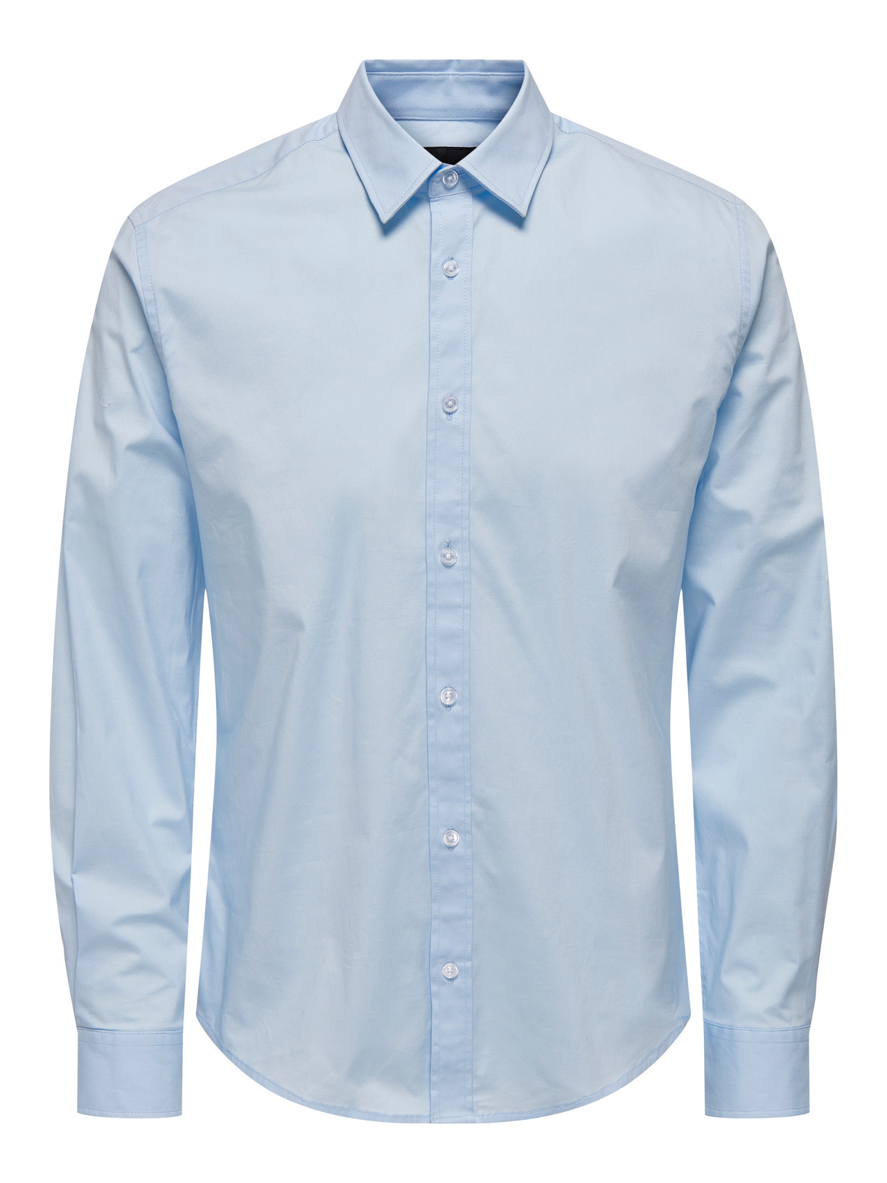 ONLY & SONS Solid color Slim Fit shirt -Cashmere Blue - 22026000