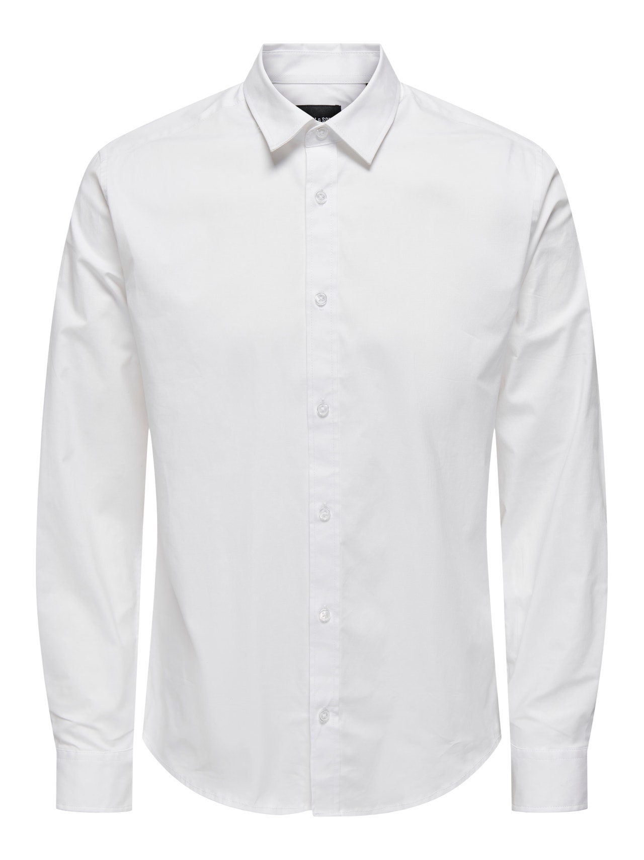 ONLY & SONS Solid color Slim Fit shirt -White - 22026000