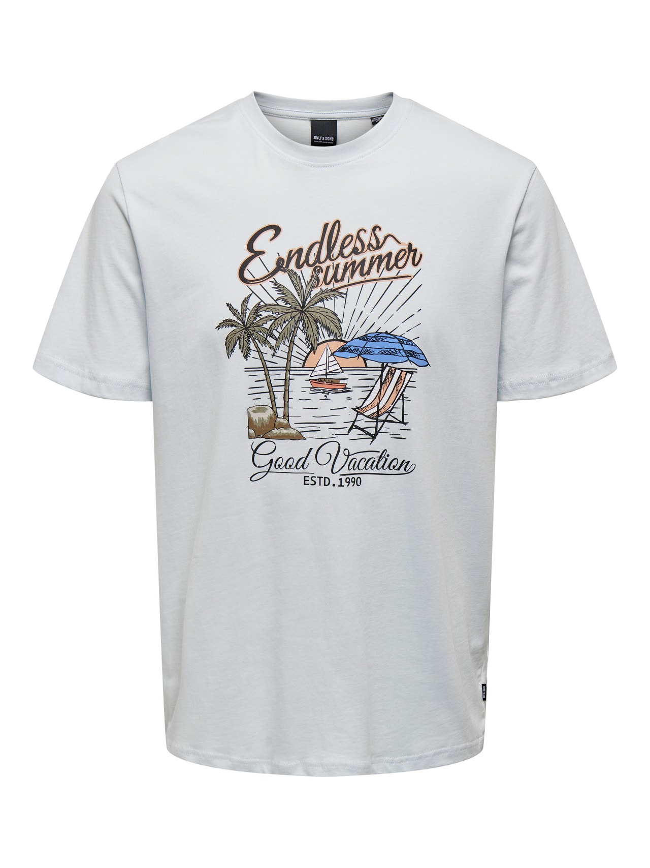 ONLY & SONS Regular fit O-hals T-shirts -Plein Air - 22026084