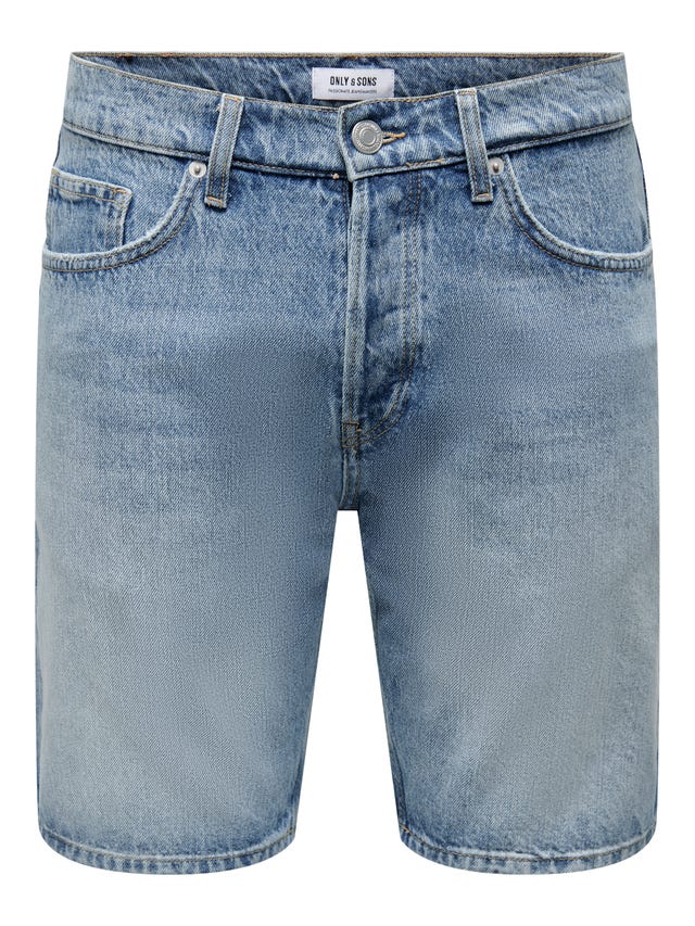 ONLY & SONS Straight fit denimshorts - 22026092