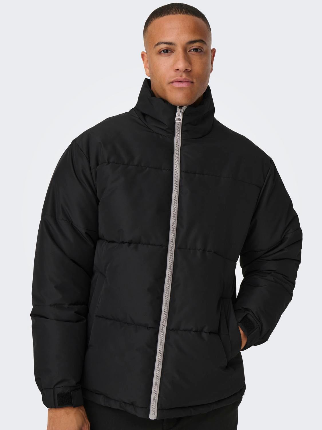 Short deals padded jacket