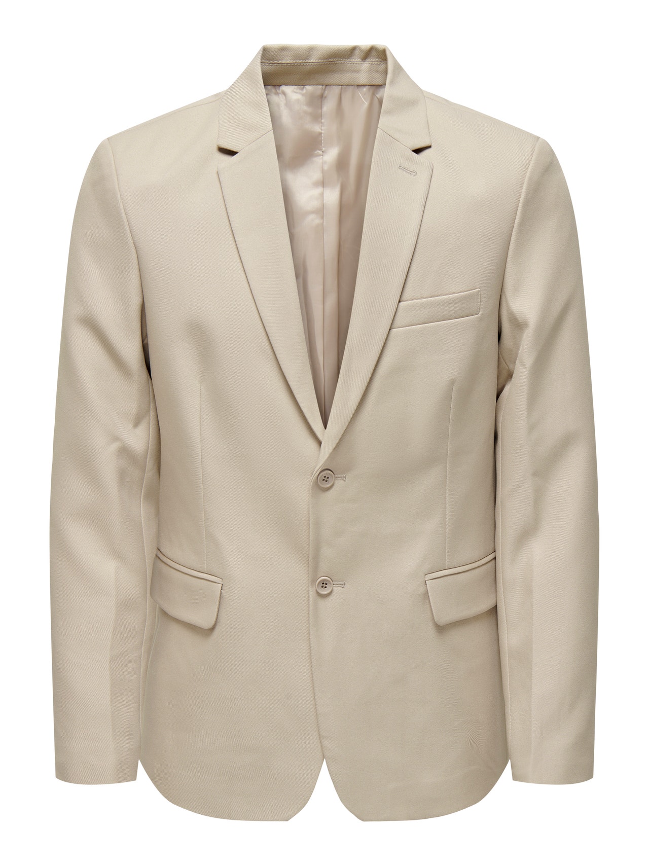 ONLY & SONS Blazers Slim Fit Col à revers -Beige - 22026197