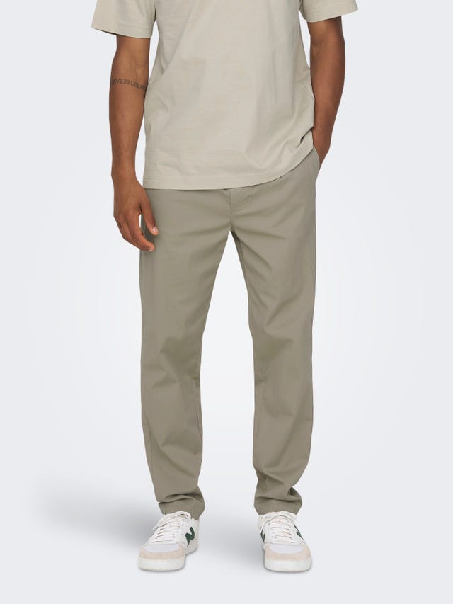 ONLY & SONS Tapered fit chino trousers - 22026225