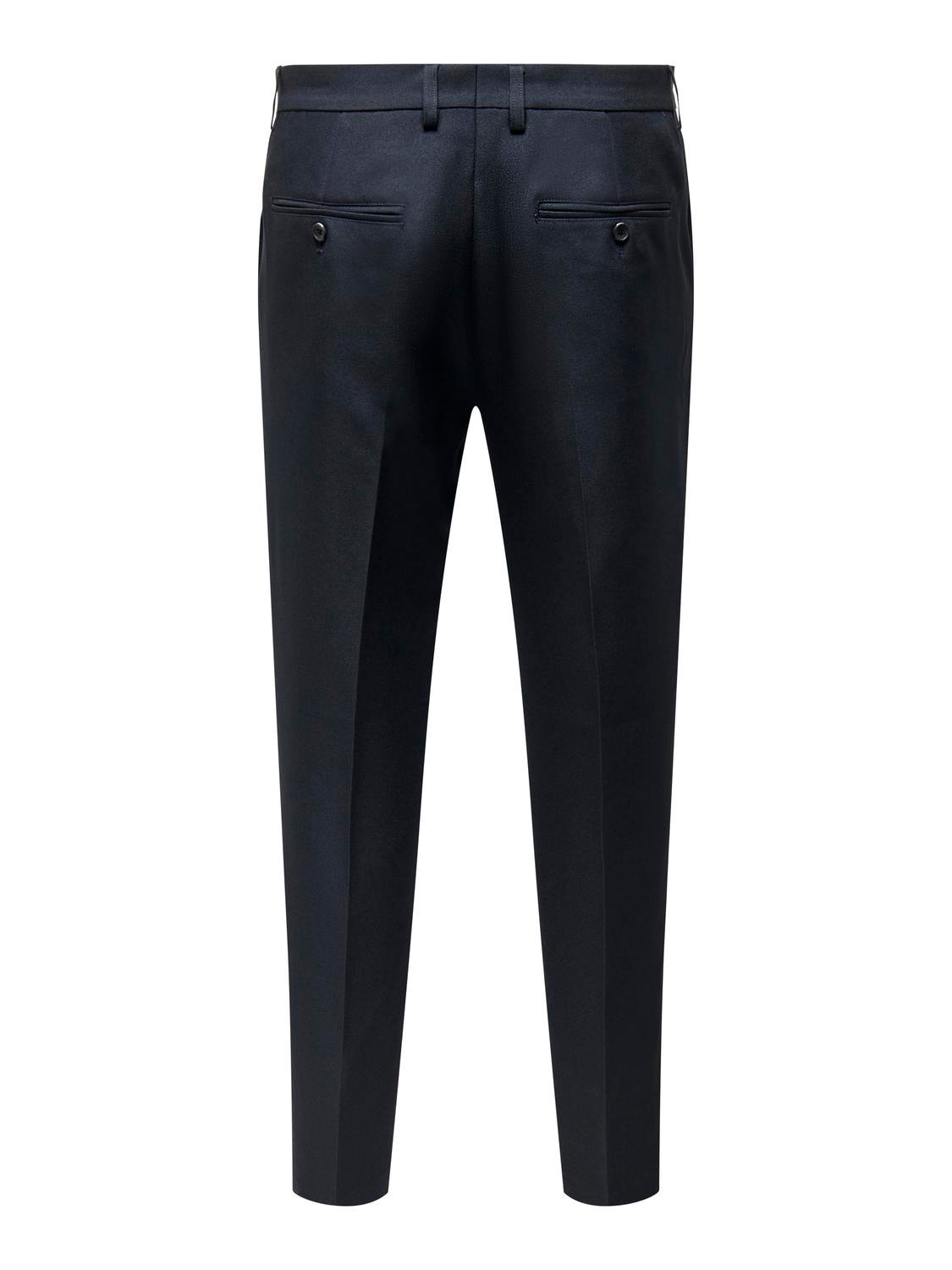 ONLY & SONS Classic trousers -Dark Navy - 22026243