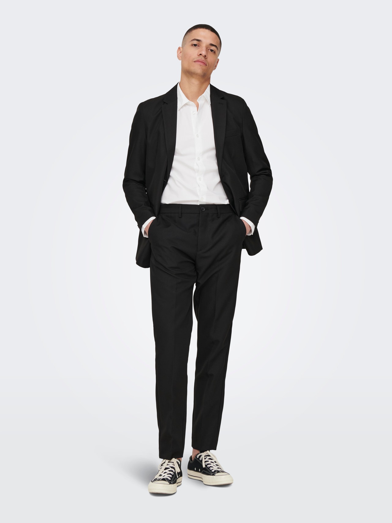 ONLY & SONS Pantalons de tailleur Slim Fit -Black - 22026243