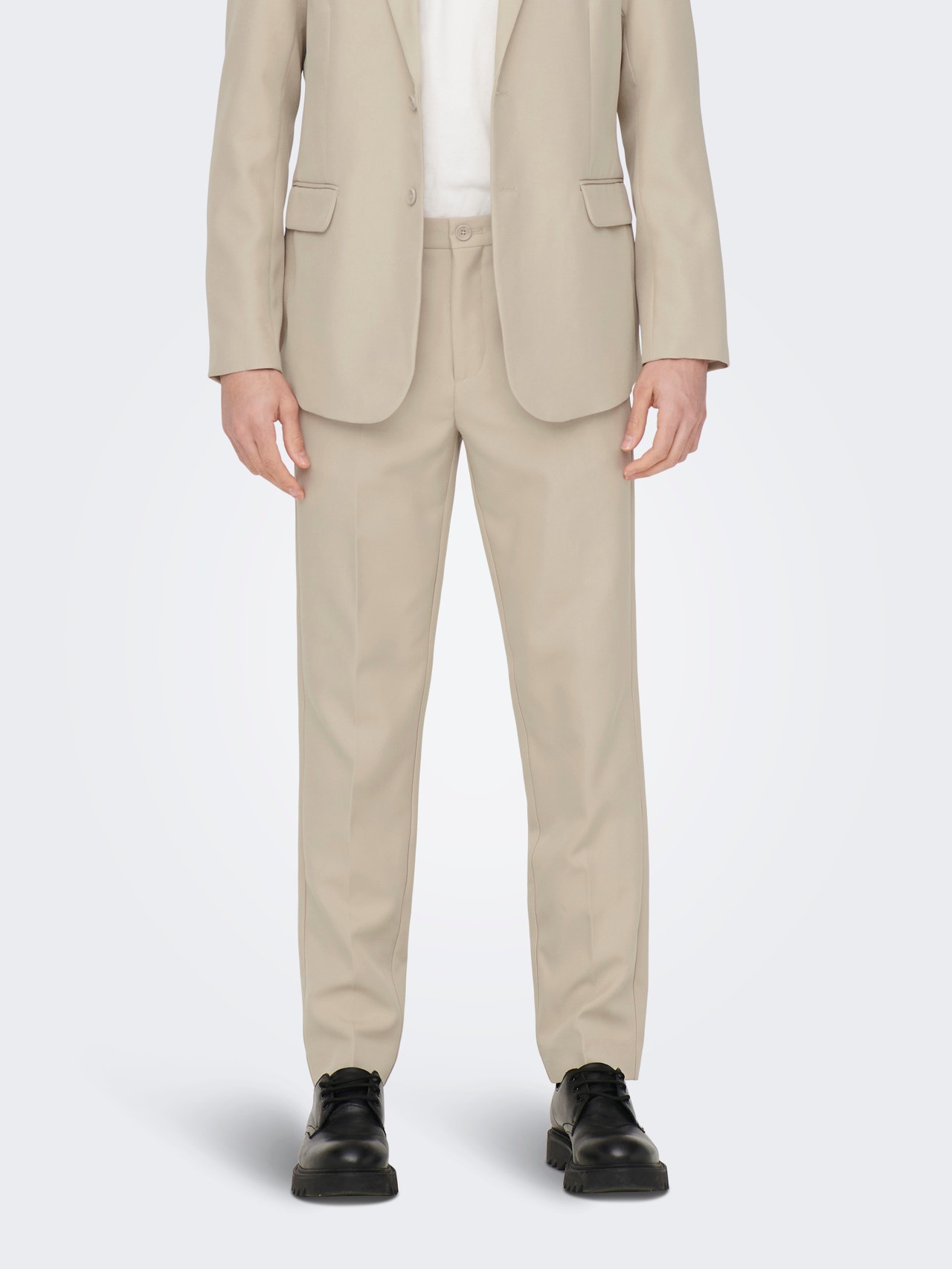 ONLY & SONS Slim Fit Anzughose -Beige - 22026243