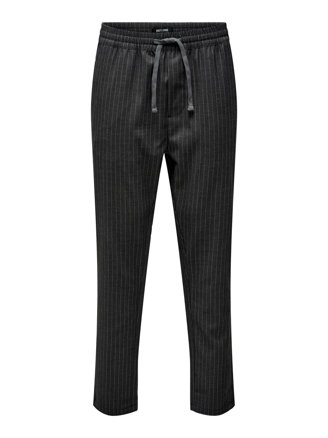 ONLY & SONS Pantalones Corte tapered Cintura media -Medium Grey Melange - 22026252