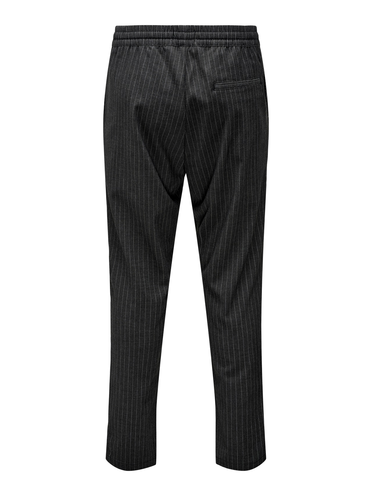 ONLY & SONS Pantalones Corte tapered Cintura media -Medium Grey Melange - 22026252