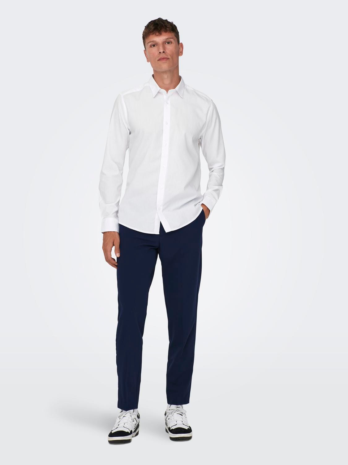 ONLY & SONS Classic chinos -Navy Blazer - 22026271