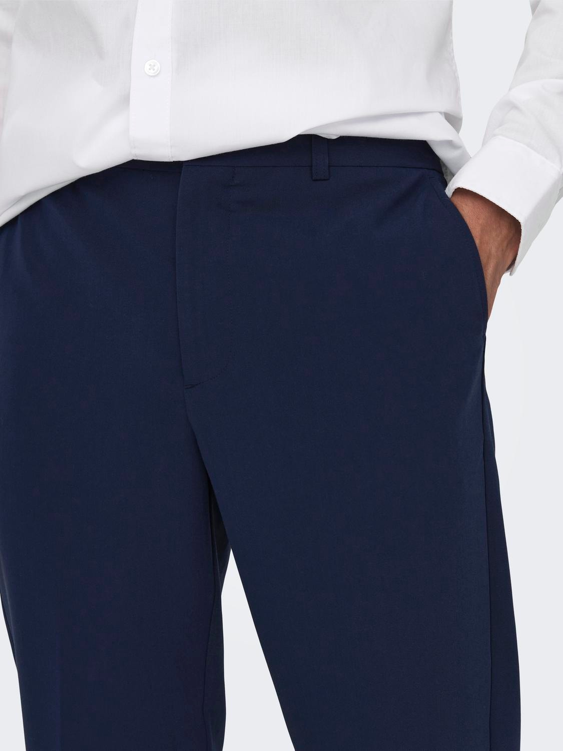 ONLY & SONS Slim fit Pantalon -Navy Blazer - 22026271