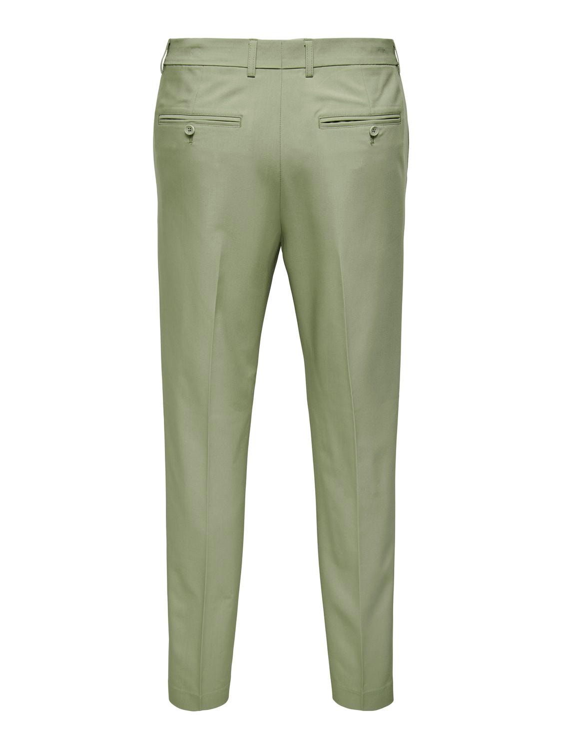 ONLY & SONS Slim Fit Tailored Trousers -Tea - 22026271