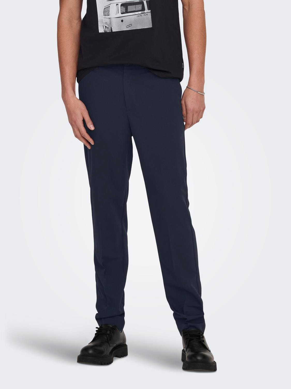 ONLY & SONS Classic chinos -Dark Navy - 22026271