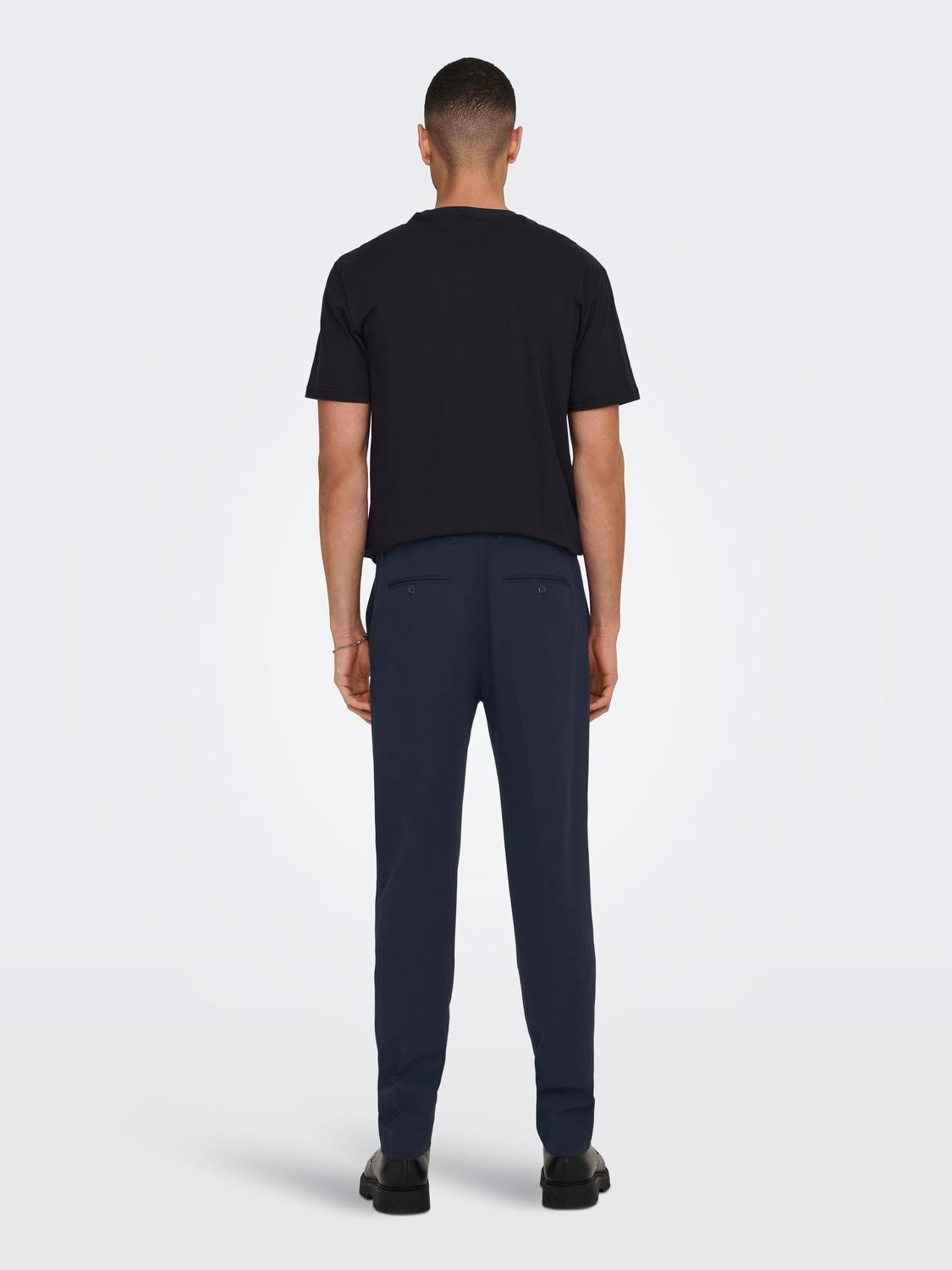 ONLY & SONS Classic chinos -Dark Navy - 22026271