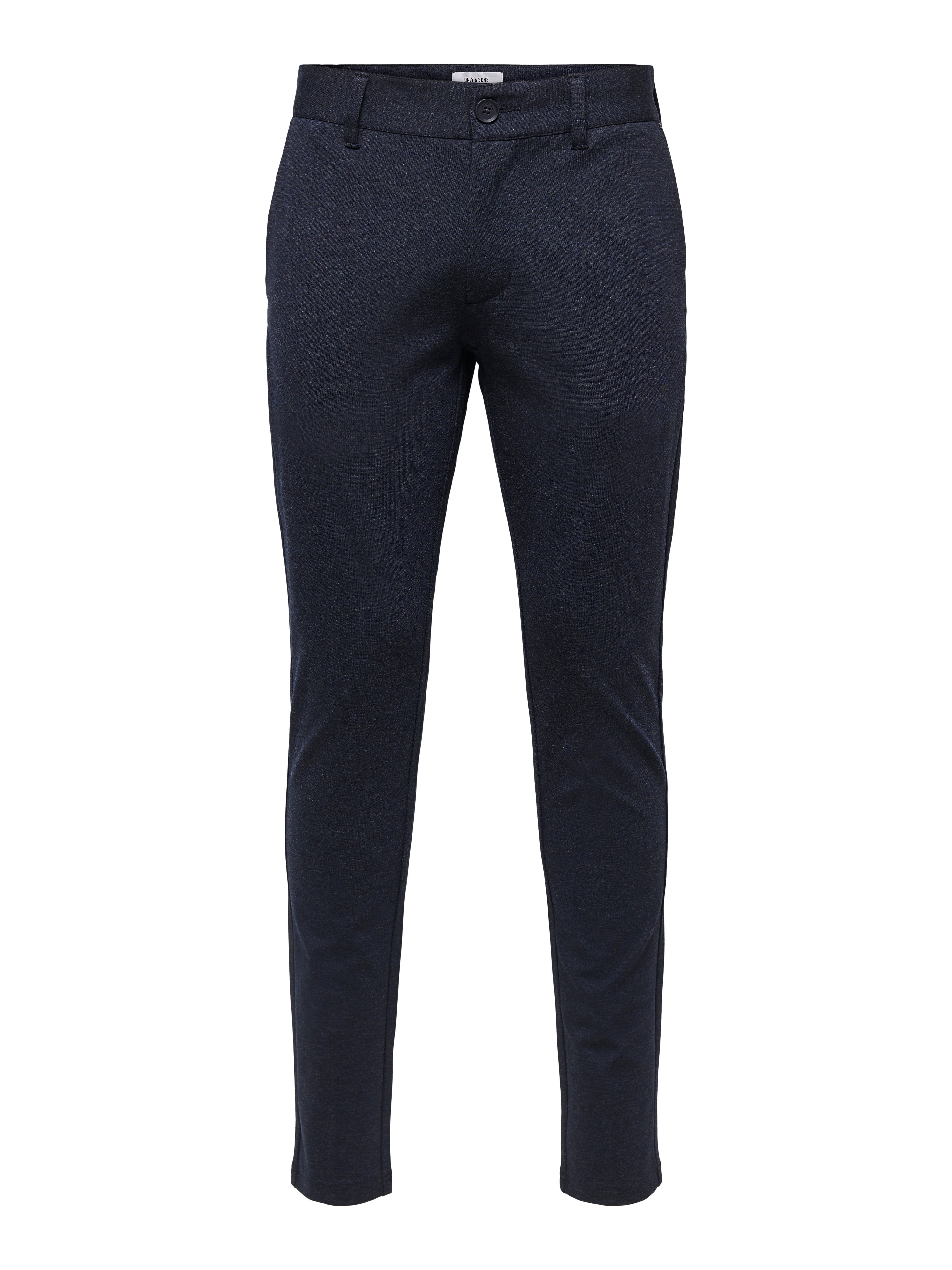Verjüngter Slim Fit Mittlere Taille Hose | Dunkelblau | ONLY & SONS® 