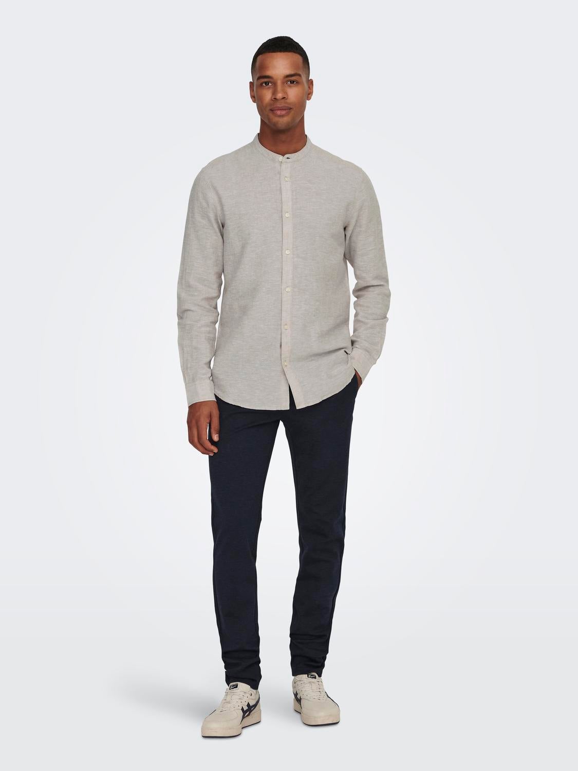 ONSMARK Slim tapered fit Chino-housut | Dark Blue | ONLY & SONS®