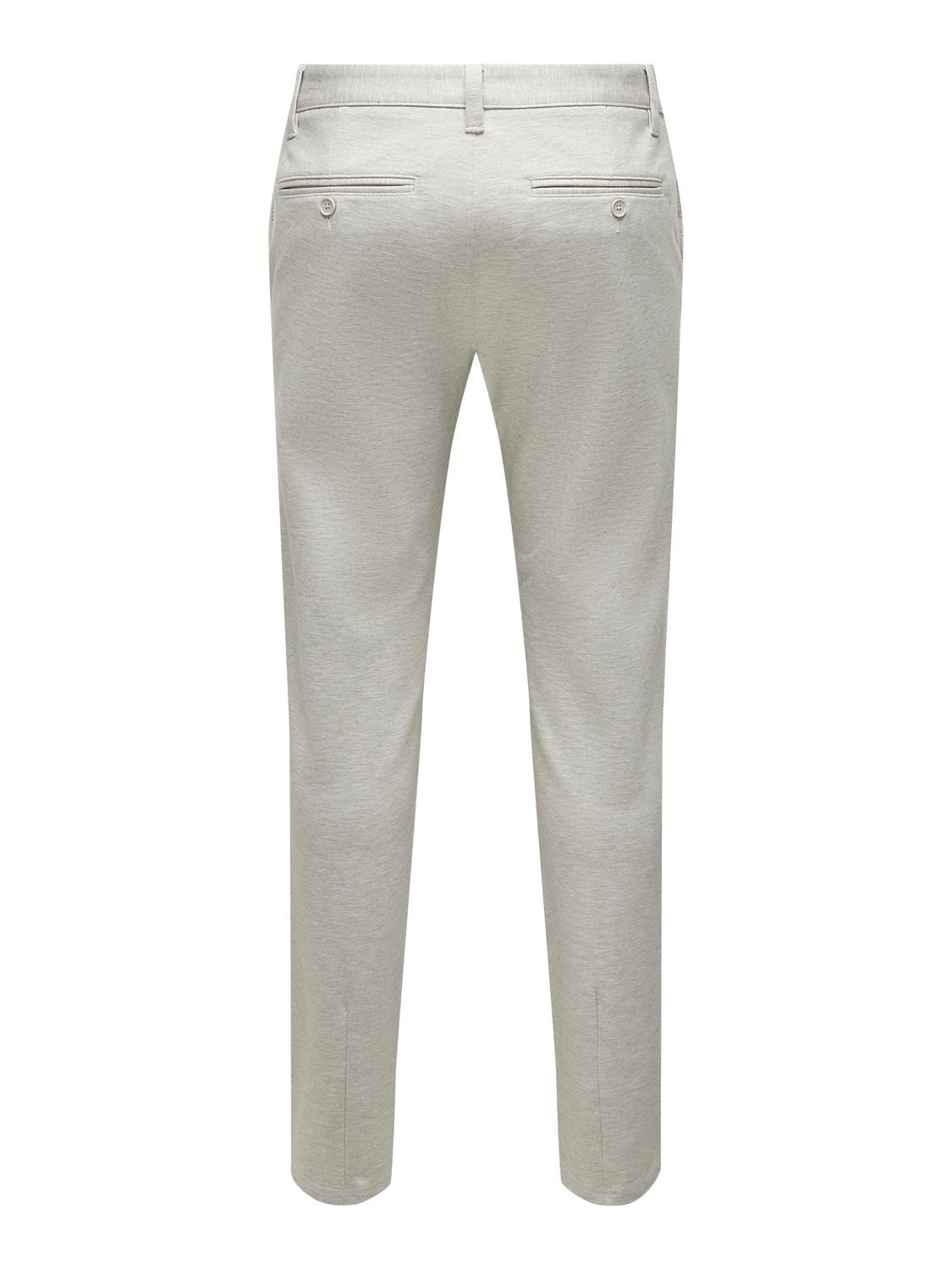 ONLY & SONS Classic chino trousers -Chinchilla - 22026326