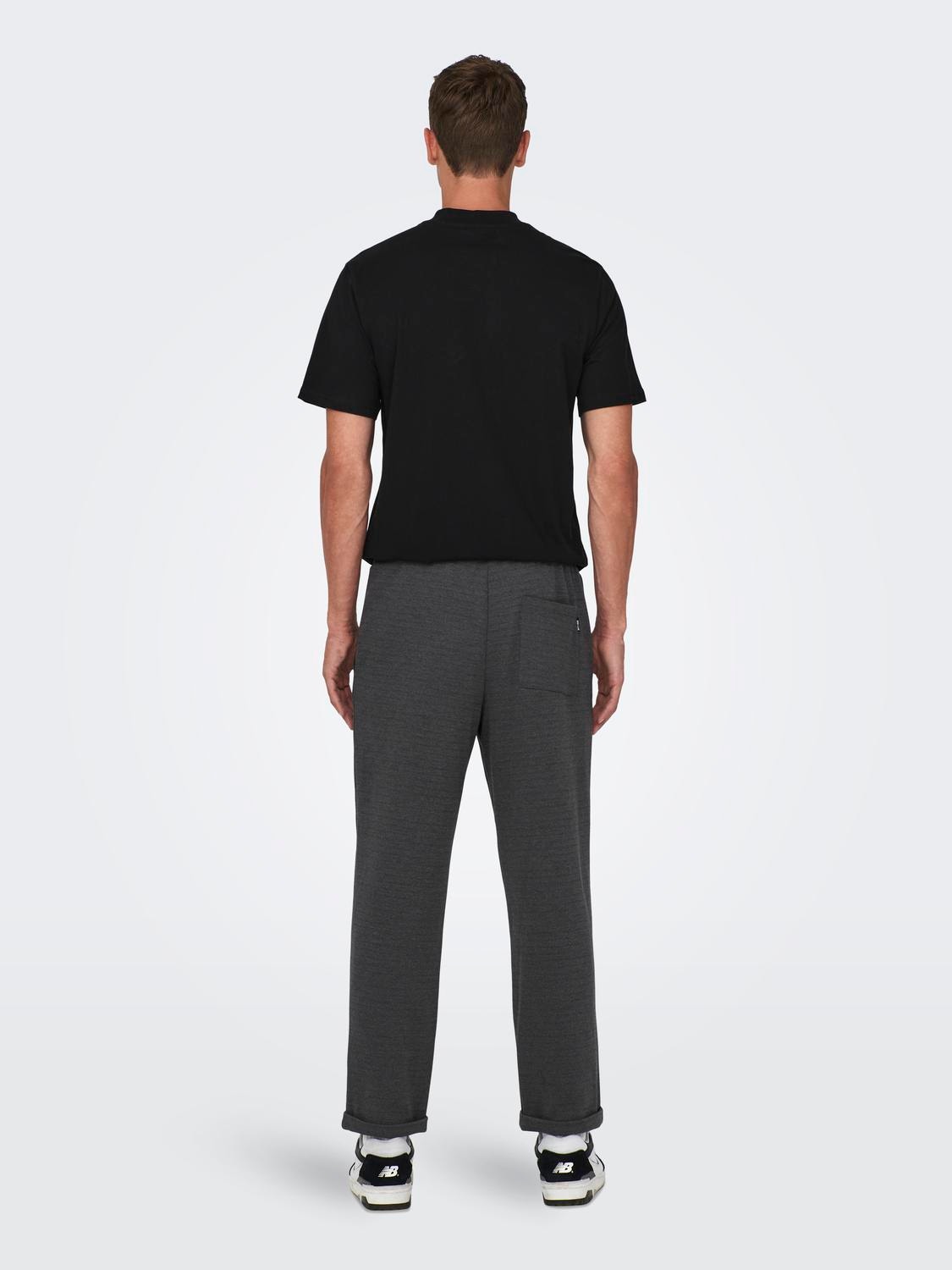 ONLY & SONS Comfort Fit Tailored Trousers -Black - 22026327