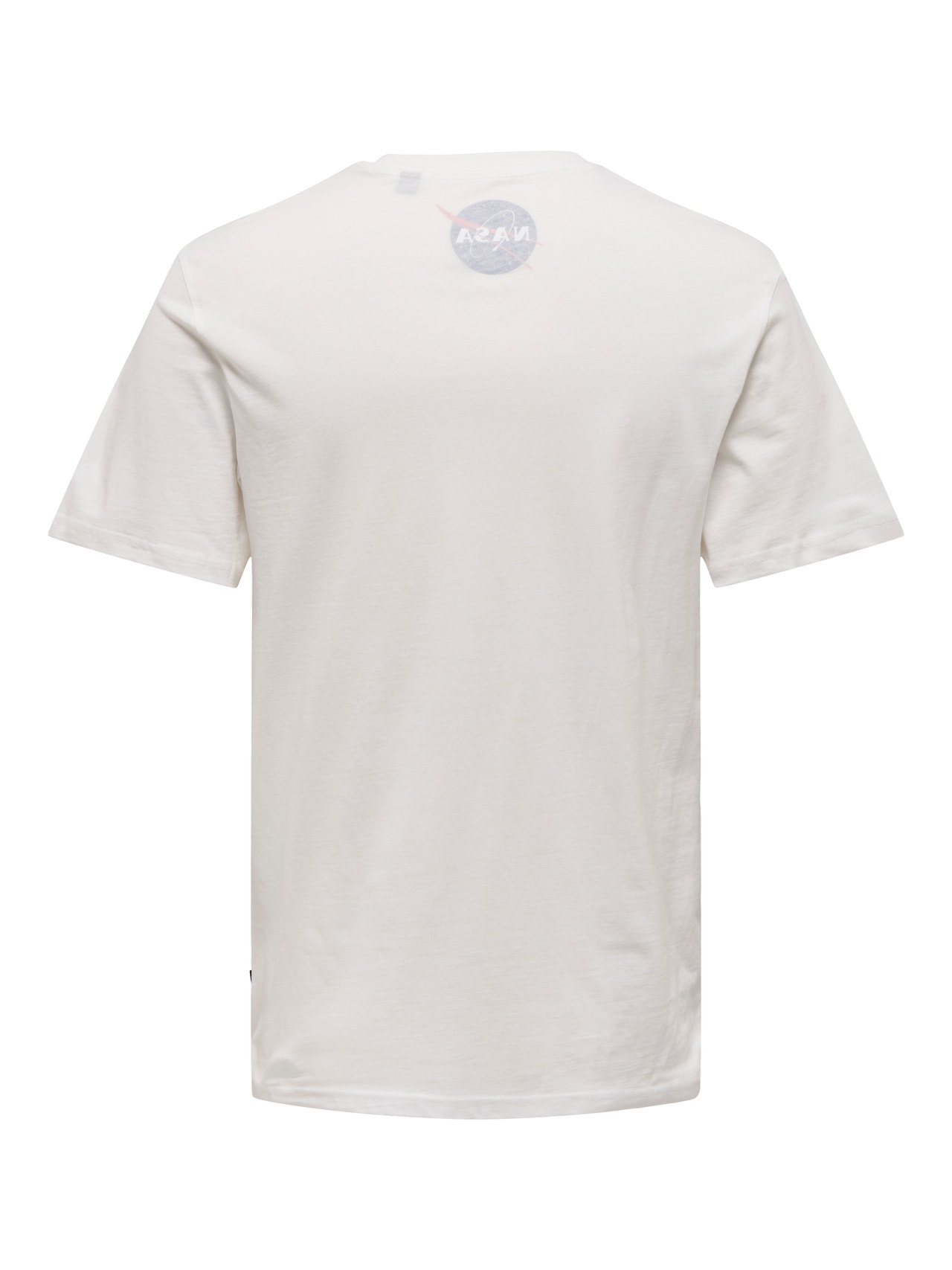 ONLY & SONS Normal passform O-ringning T-shirt -Cloud Dancer - 22026420