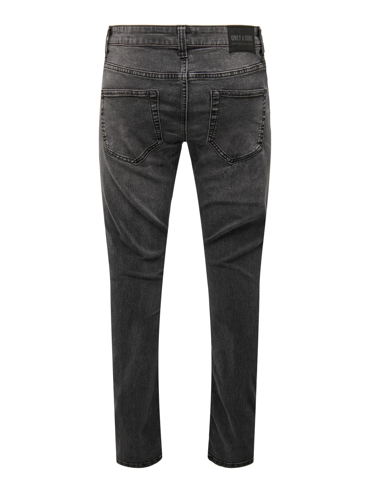 ONLY & SONS Jeans Slim Fit Taille moyenne -Dark Grey Denim - 22026457