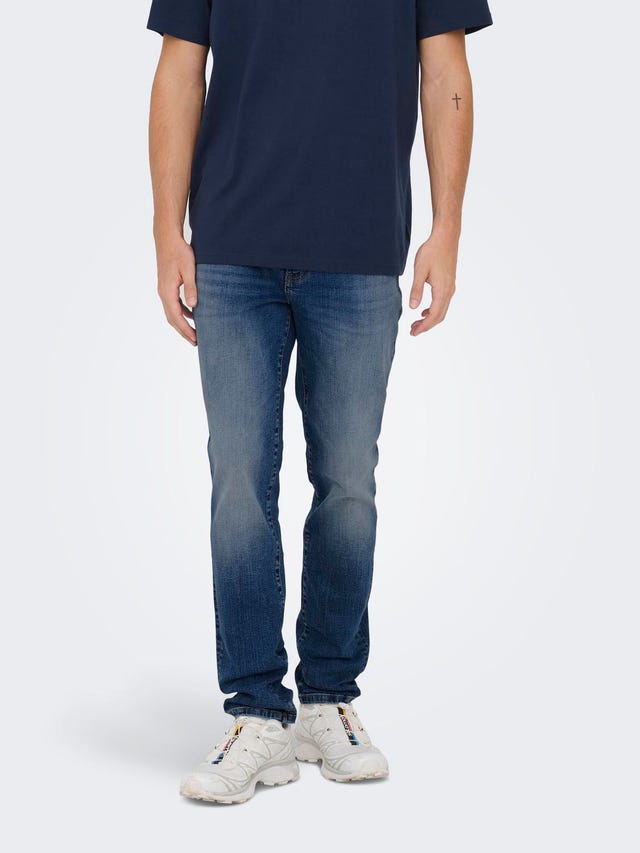 ONLY & SONS Slim Fit Mid rise Jeans - 22026466