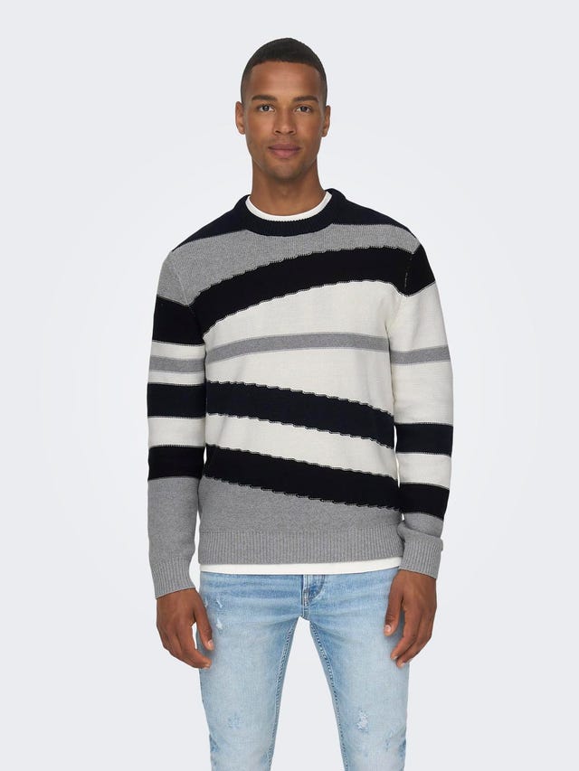 ONLY & SONS Crew neck Pullover - 22026489