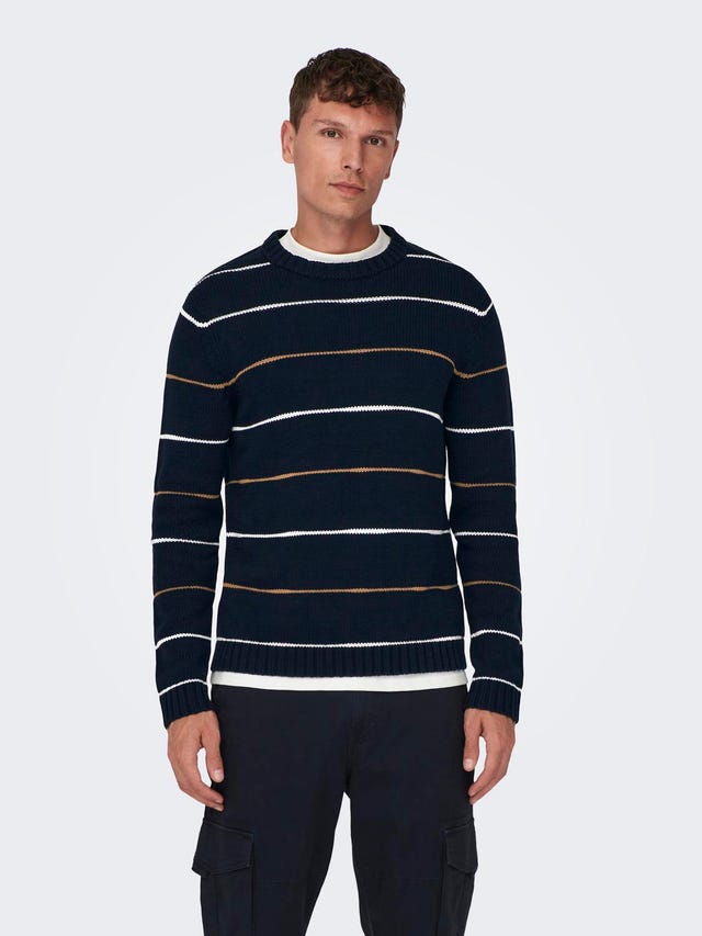 ONLY & SONS Pull-overs Col ras du cou - 22026498