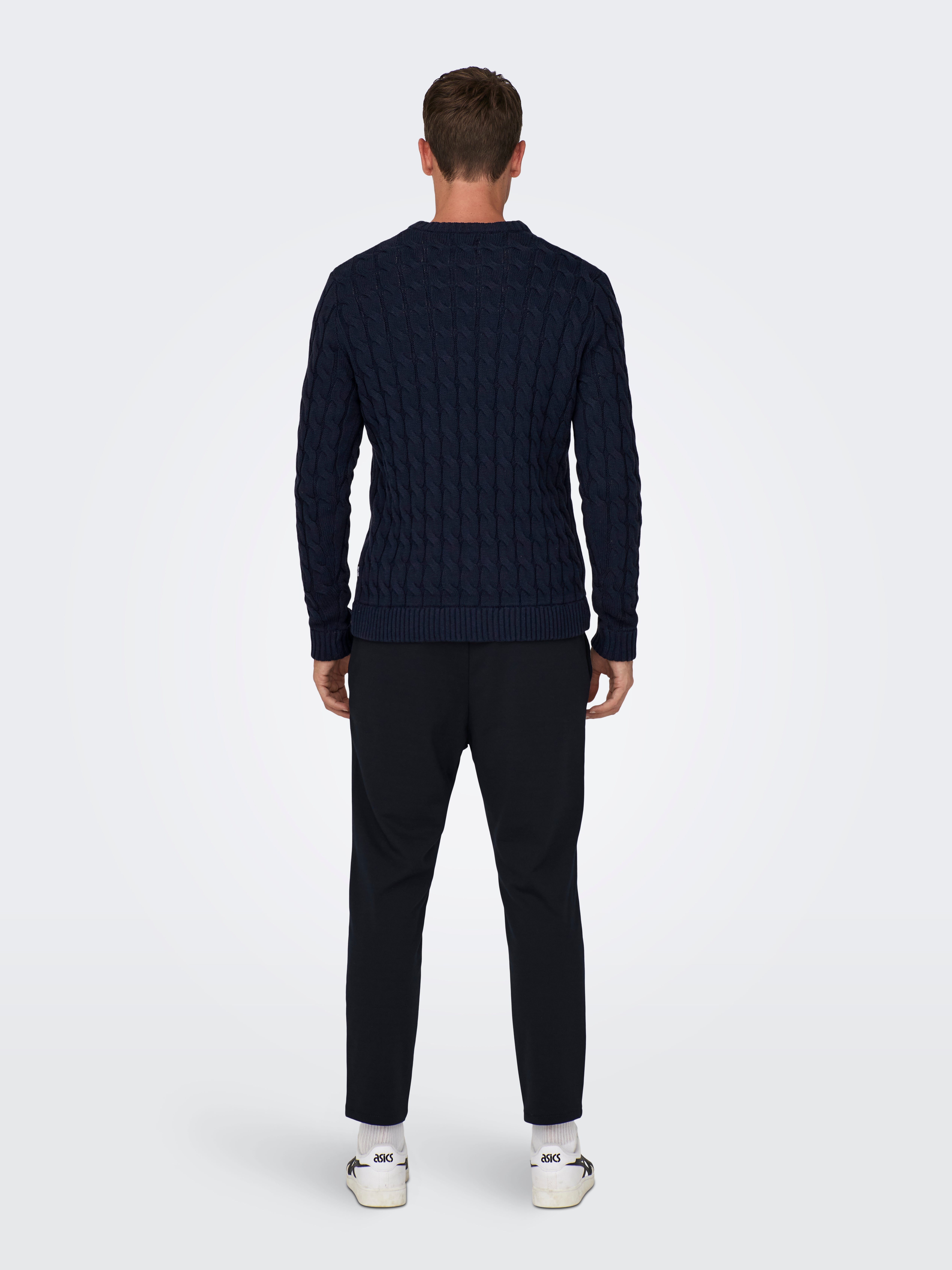ONSKICKER Pullover | Dark Blue | ONLY & SONS®