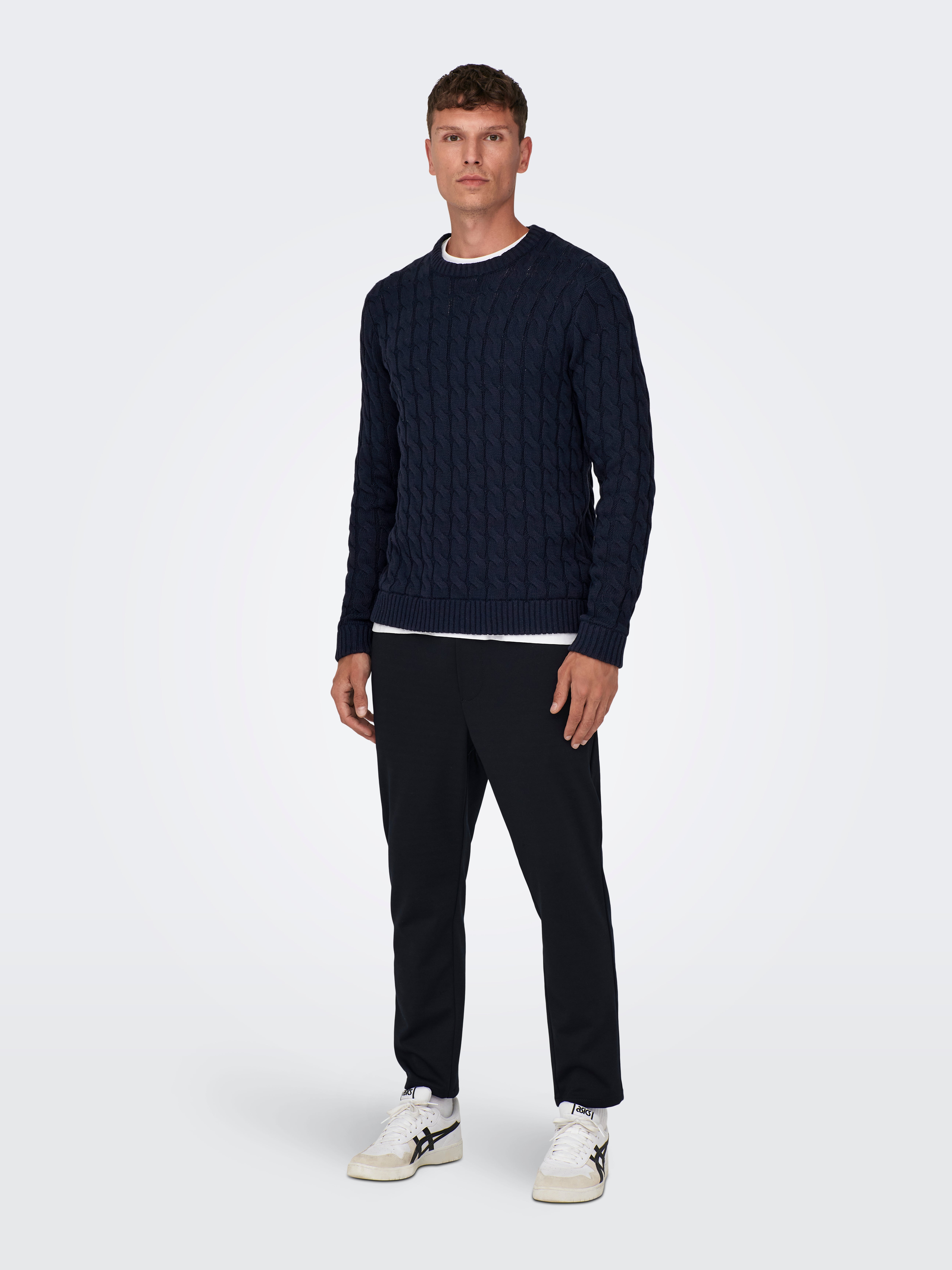 トップス IRELAND HANDKNIT BLACK36 ONSEZ Pullover | Black | ONLY & SONS®