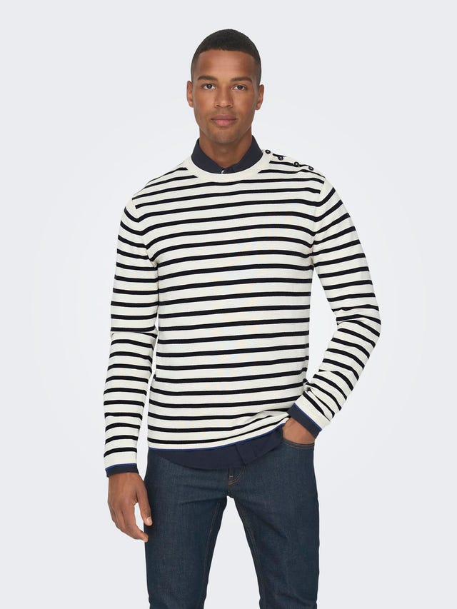 ONLY & SONS Crew neck Pullover - 22026523