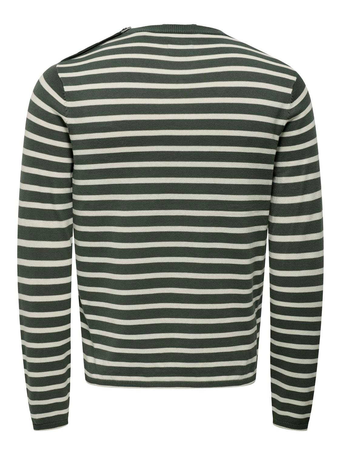 ONLY & SONS Pull-overs Col ras du cou -Castor Gray - 22026523