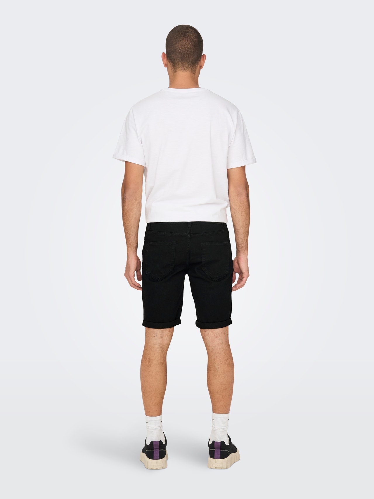 ONLY & SONS Normal passform Normal midja Shorts -Black - 22026618