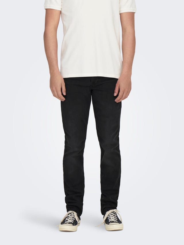 ONLY & SONS Slim Fit Mittlere Taille Jeans - 22026619