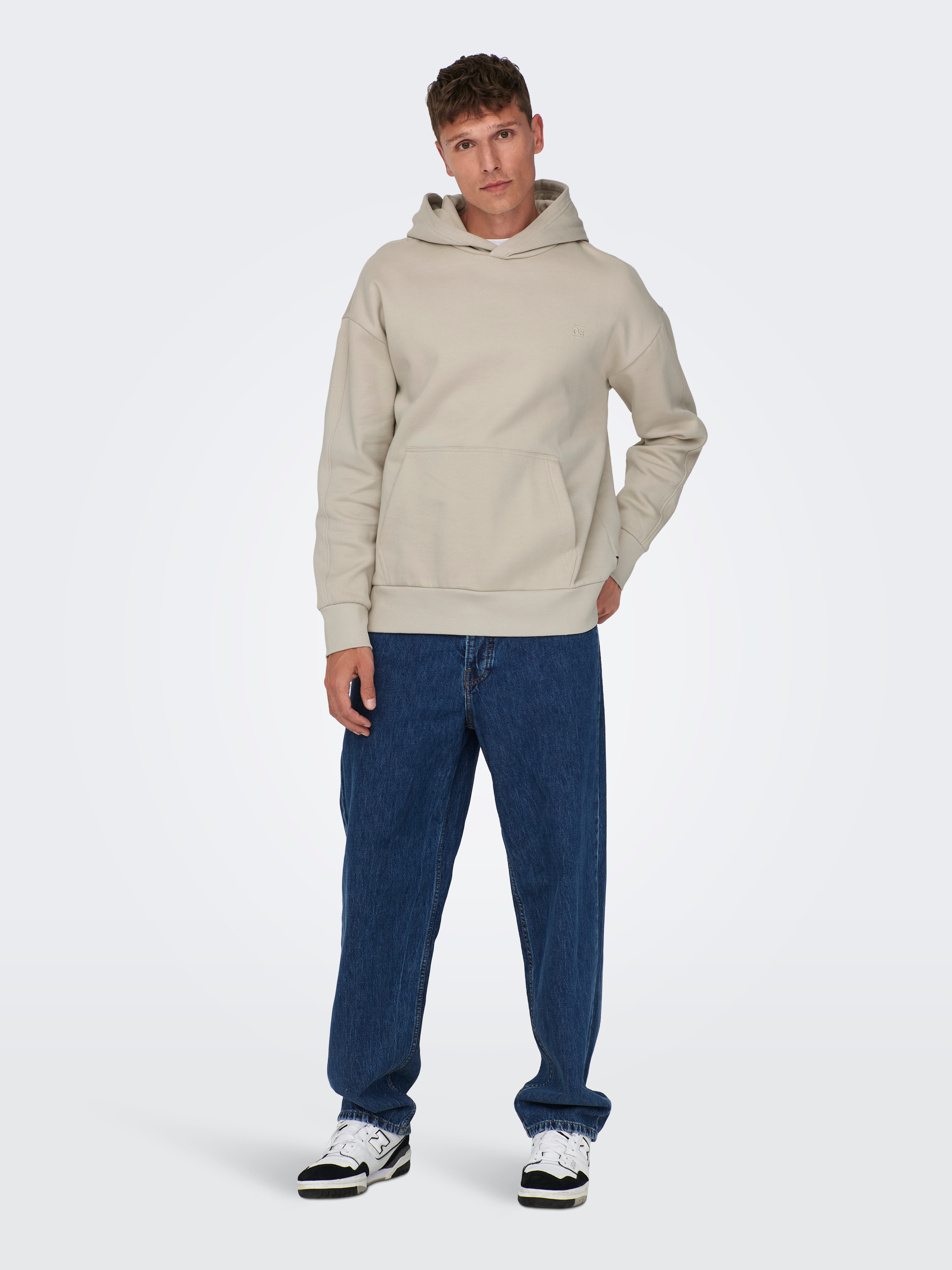 ONSDAN Sweatshirt | Light Grey | ONLY & SONS®