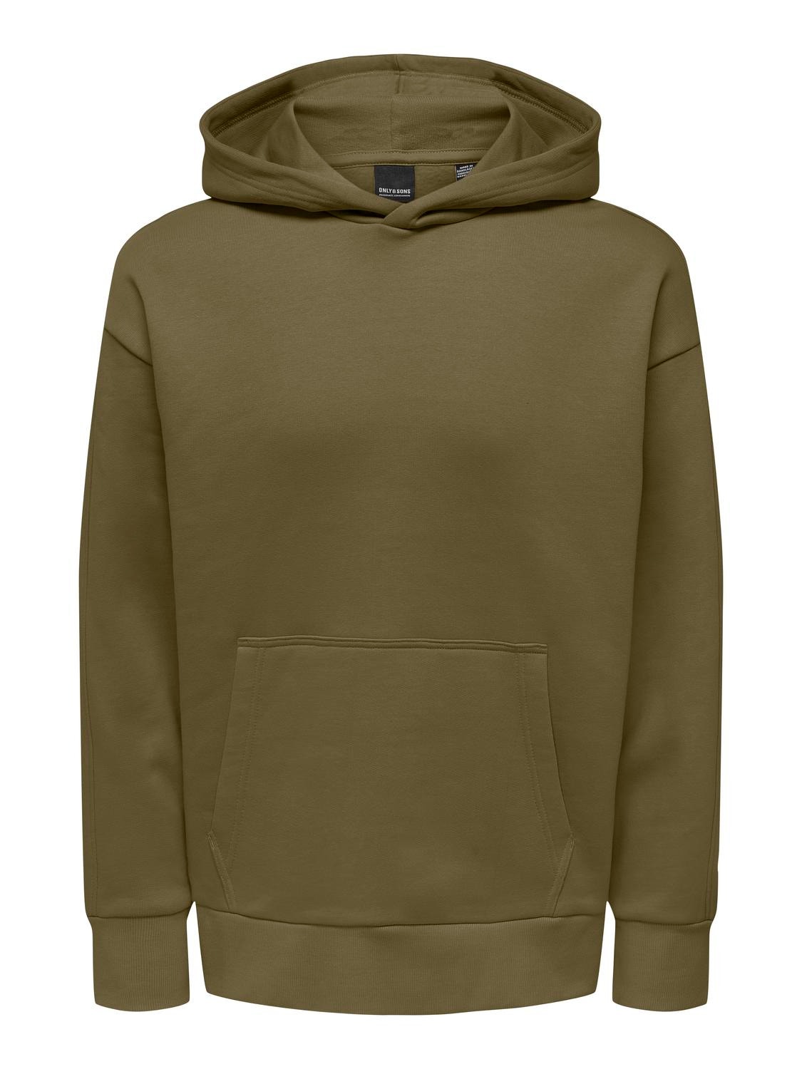 ONLY & SONS Relaxed fit hoodie -Kangaroo - 22026661